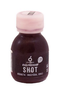 Shot Rödbeta ingefära Chili Äpple